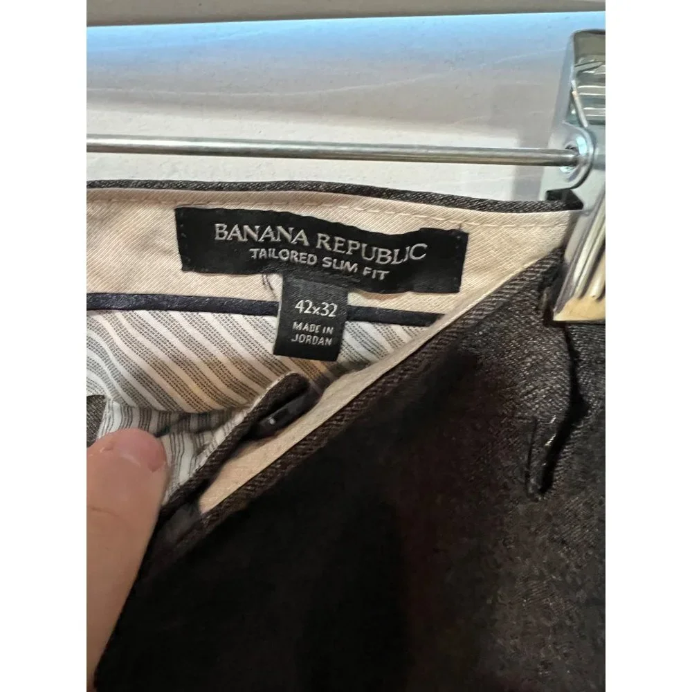 Banana Republic Tailored‎ Slim Mens Pants - Size 42